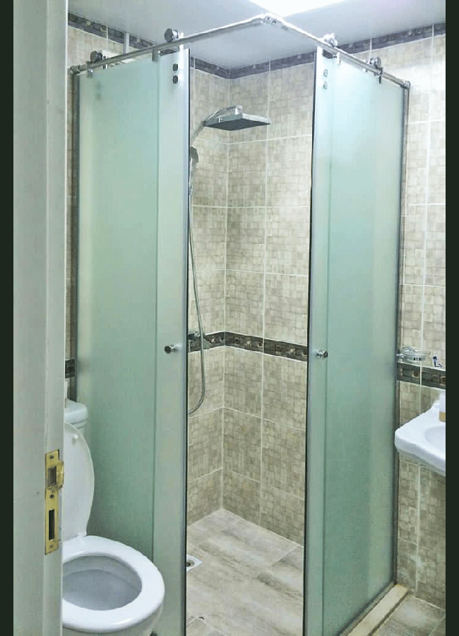 Frameless Shower Door Space Glass Frames 1