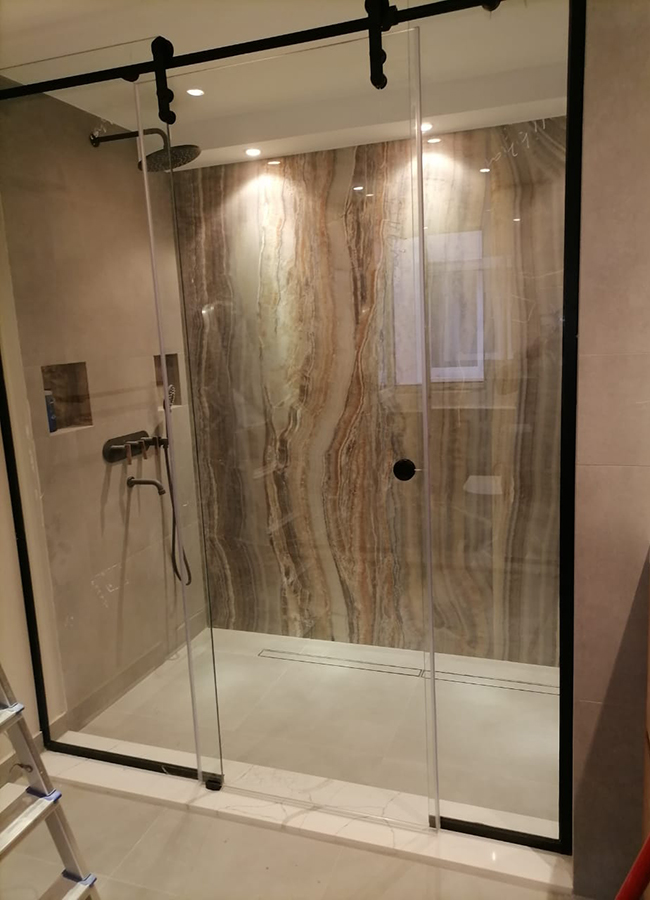 Frameless Shower Door Space Glass Frames 1
