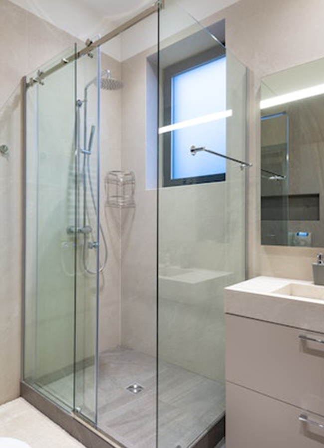 Frameless Shower Door Space Glass Frames 1