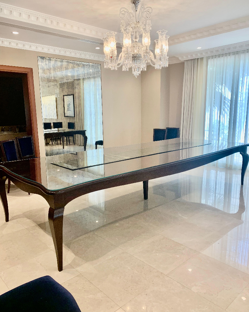 dining table top glass