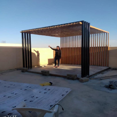 on going pergola work